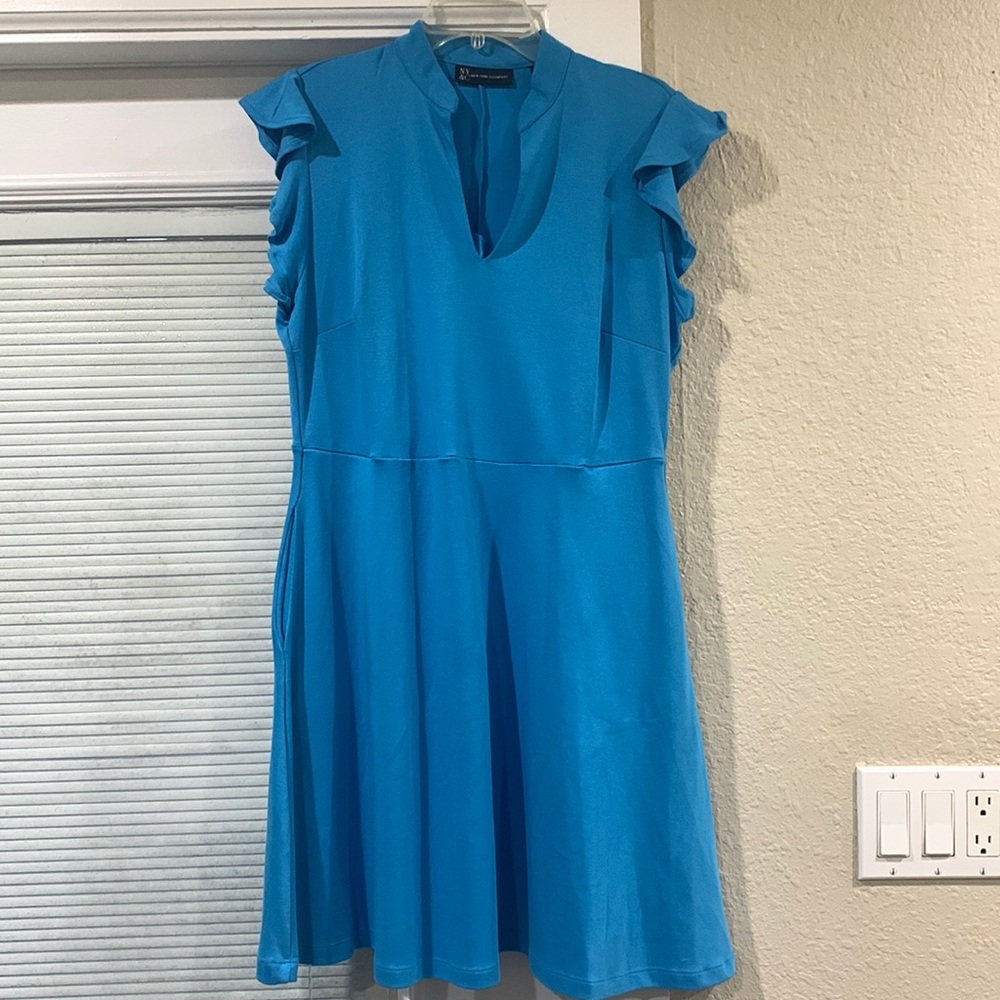 Blue , cool dress, like new